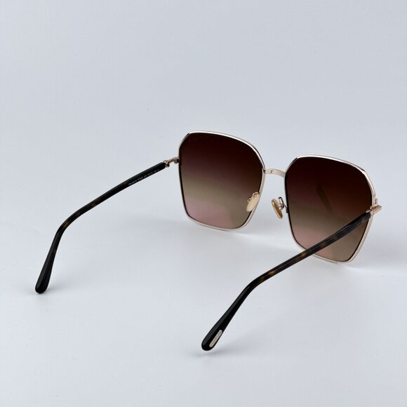 Tom Ford Women BRAND NEW Sunglasses CLAUDIA-02 Gold Havana Gradient FT0839 52F - Picture 5 of 10